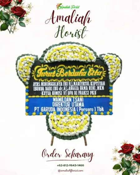 Papan Bunga Duka San Antonio Pik 2